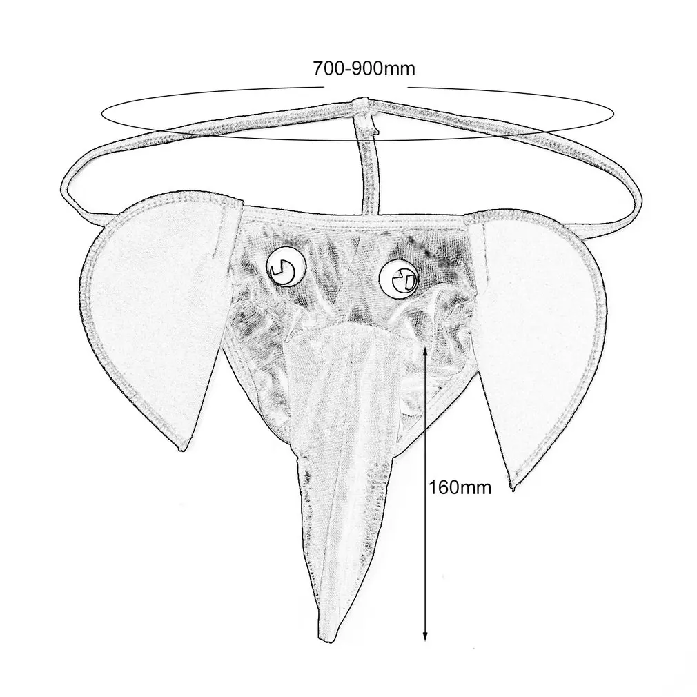 Мужское модное сексуальное нижнее белье трусы брифы G Long с пузырьковым мешочком