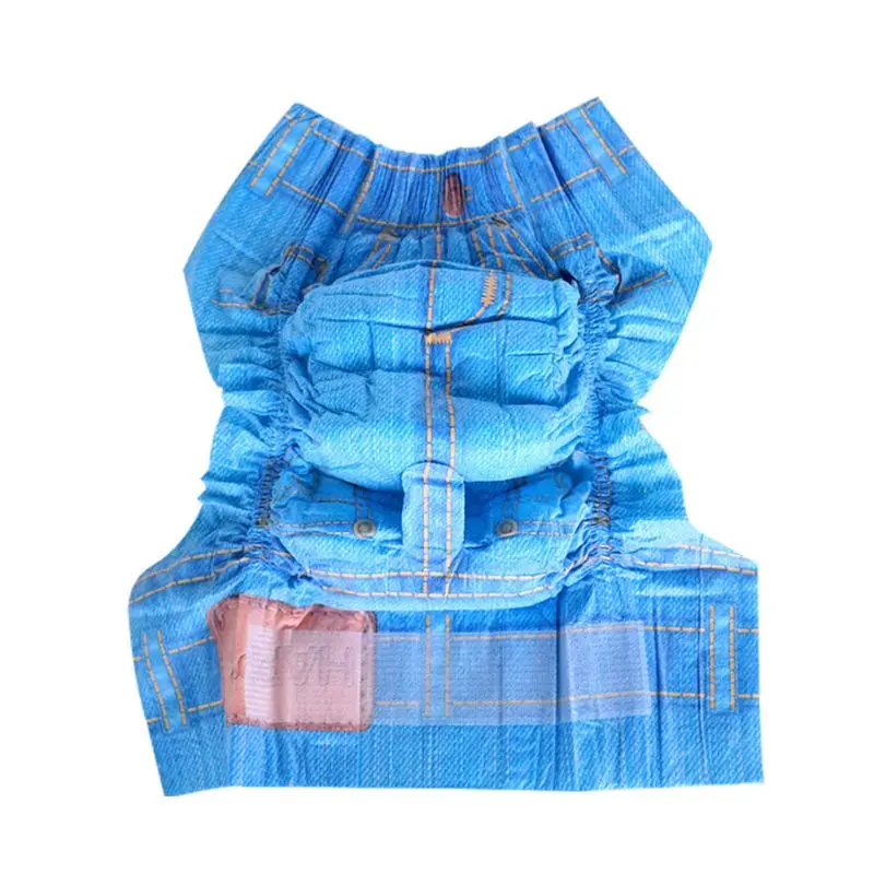 

New Cool Dog Diapers Female Dogs Physiological Sanitary Pants Super Soft Absorbent Powerful Pet Jeans