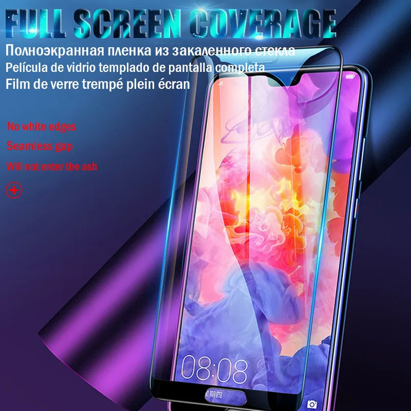 9D полное покрытие закаленное стекло для Huawei P20 Lite P30 Pro Nova 3i 2i 4E защита экрана P Smart