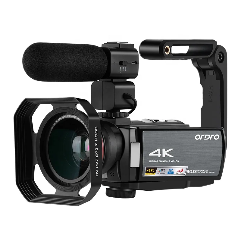 

AE8 Professional 4K Resolution Video Shooting for Wedding Online Teaching Digital Camera