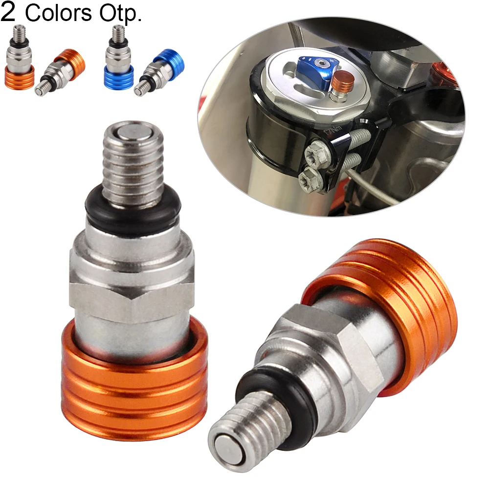 Клапаны воздушной вилки M4x0.7 для KTM 85 125 150 250 350 450 500 SX SXF EXC XC XCF XCW XCFW ADV Duke Husqvarna TE FE TC