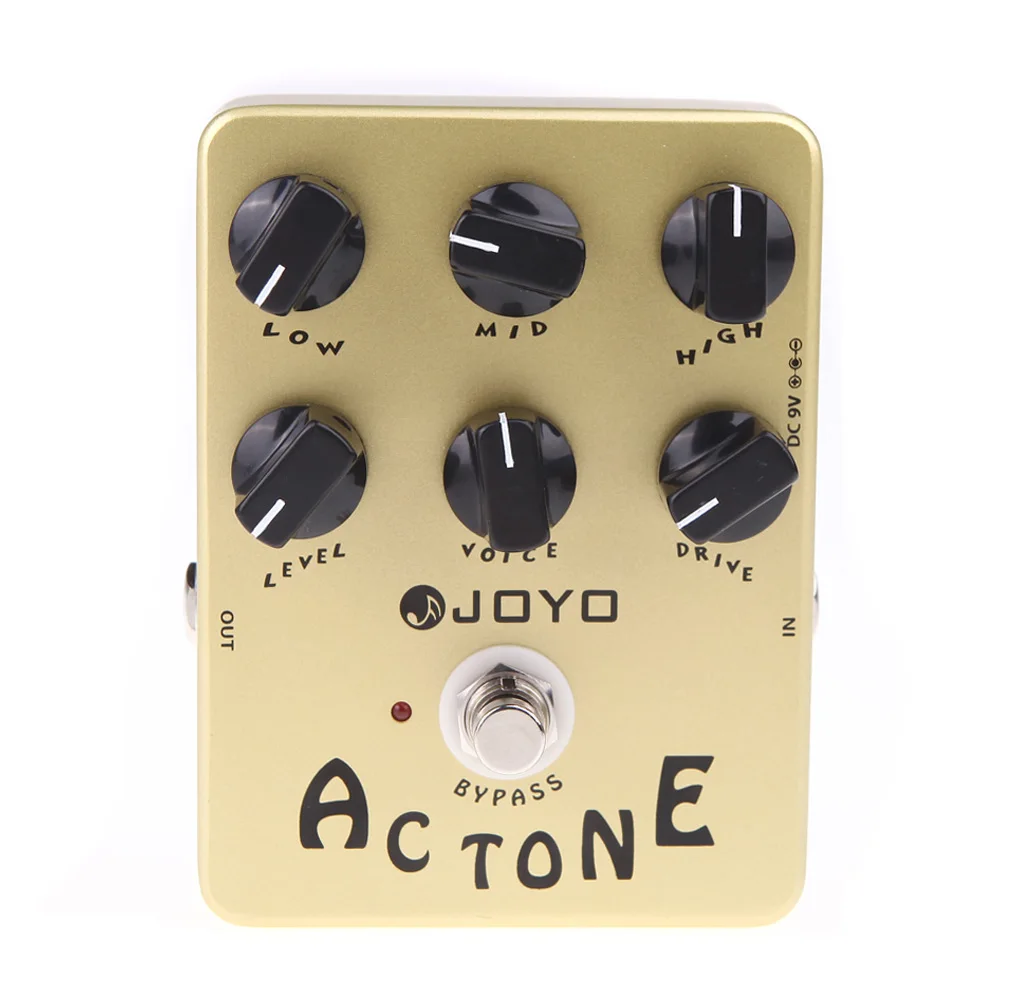Joyo Jf 13 Overdrive Vox Av30 Симулятор динамиков Ac Tone Аналоговая педаль эффектов для гитары