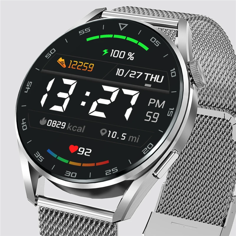 

Мужские Смарт-часы DT3PRO, Bluetooth, звонки, музыкальный плеер, Водонепроницаемый Фитнес-трекер, Смарт-часы для Android