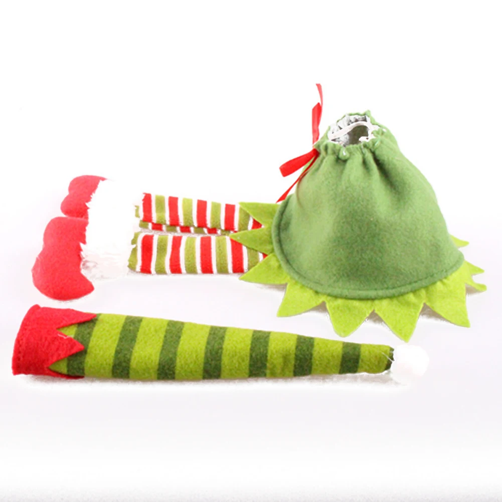 Рождественское украшение для хранения вина полотенца бутылок подарок Санта