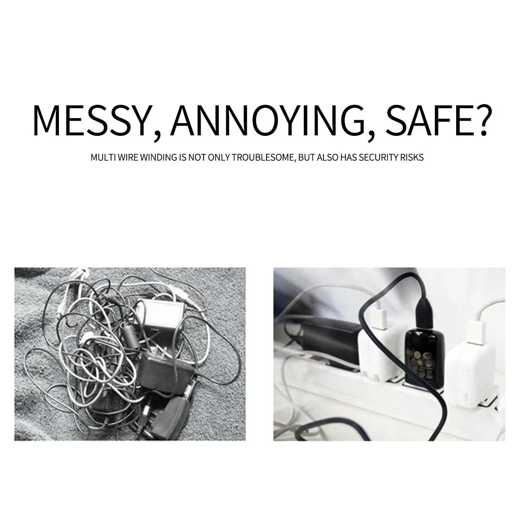 5 шт. держатель для кабеля силиконовый органайзер гибкий usb управления намоткой