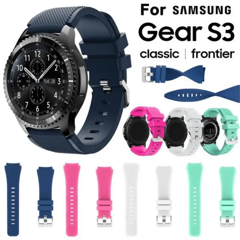 Сменный ремешок для Samsung Gear S3 Frontier модный спортивный силиконовый браслет удобные