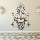 Виниловый слон, Бог, Йога, наклейка на стену, богемный стиль, спальня, гостиная, переводка, Будда, слон, Йога, индуированная мандала, художественный Декор HY331