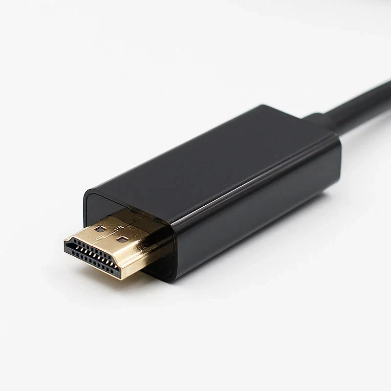 Порт дисплея 1 8 м Thunderbolt мини-порт DP-HDMI-совместимый кабель адаптера 1080P ТВ-проектор