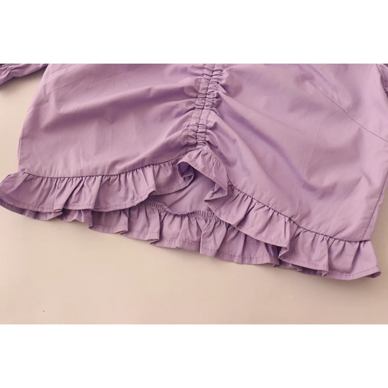 

French Style Design Drawstring Ruffles Blouses 2021 Summer Sweet Puff Short Sleeve Chic Shirt Female Casual Temperament Crop Top