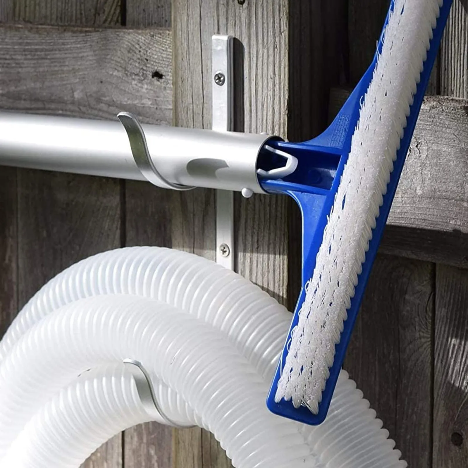 2 шт. Алюминиевый телескопический кронштейн для бассейна держатель стержня