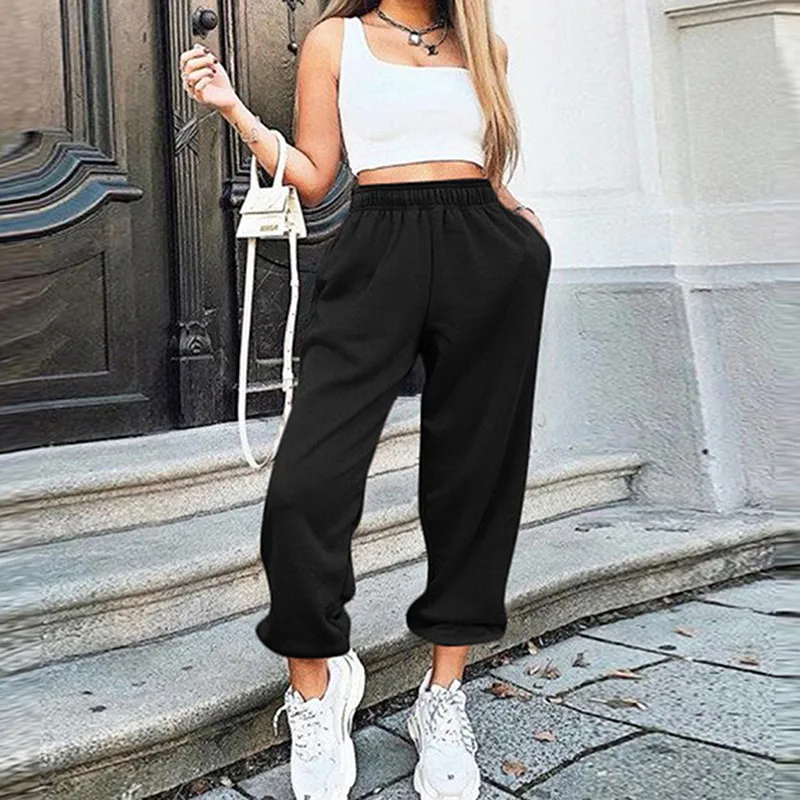 

Loose Joggers Wide Leg SweatPants Women Trousers Plus Size High Waist Pants Streetwear Korean Casual Pant Femme Fall