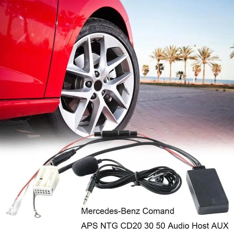 

Bluetooth Радио стерео Aux кабель адаптер для Mercedes APS NTG CD20 30 50 W5D6