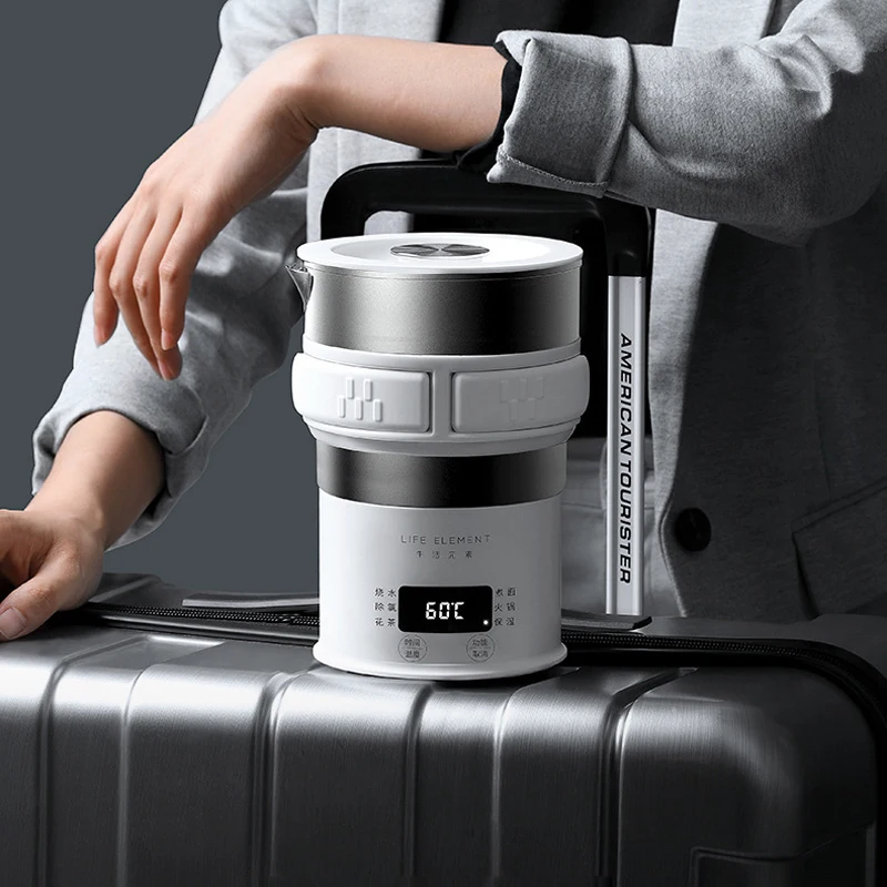 100 240 В многофункциональный электрический складной сосуд портативная чайная