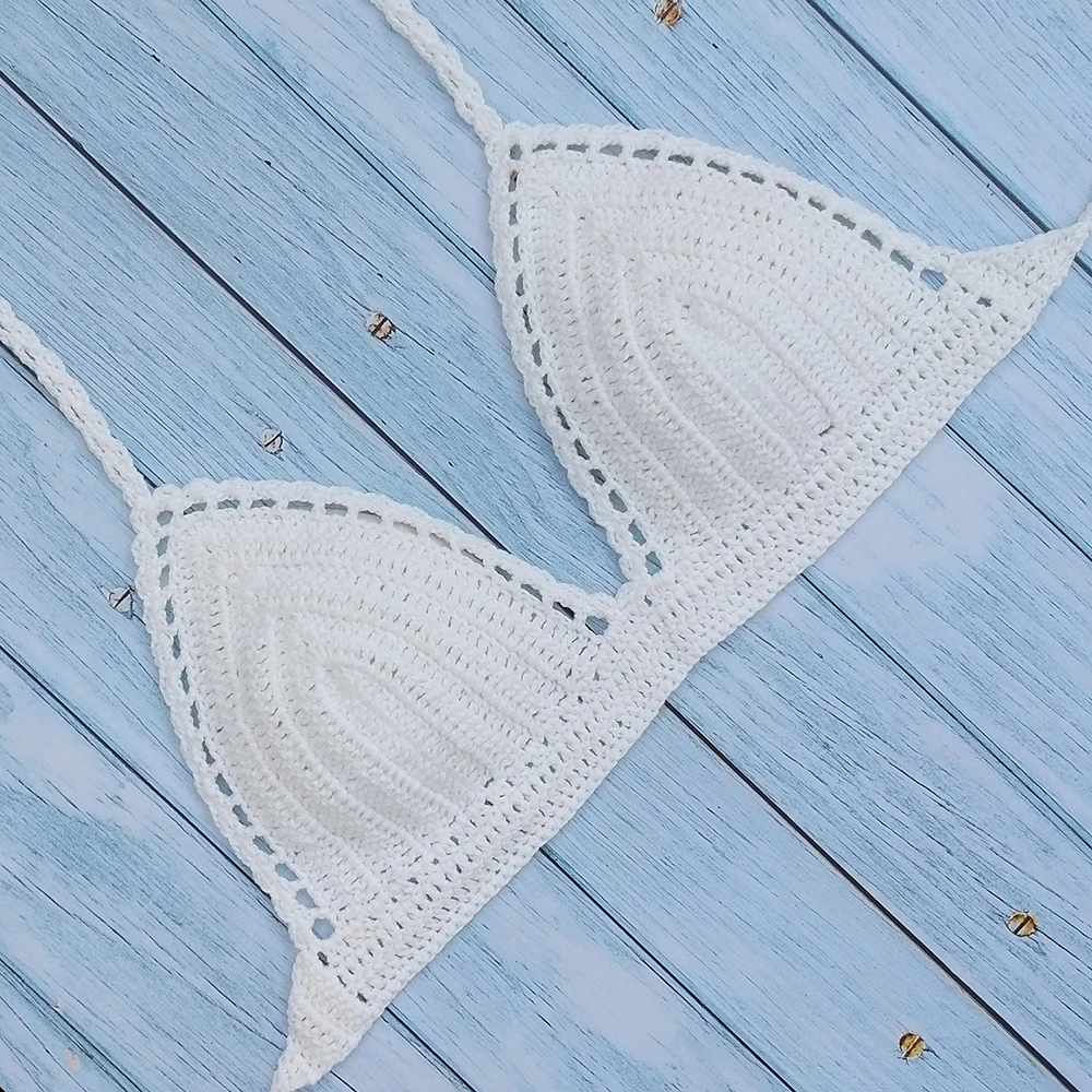 Цельные бикини купальник Mujer крючком красный верх купальника Knit Sexy Бикини Для женщин купальный бюстгальтер большой женский купальный костюм S-XL