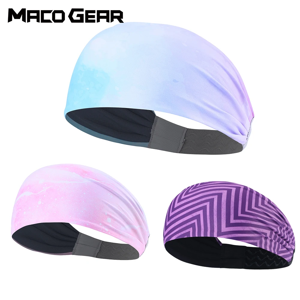 Спортивная повязка на голову фитнес бег Теннисный напульсник пот тренажерный