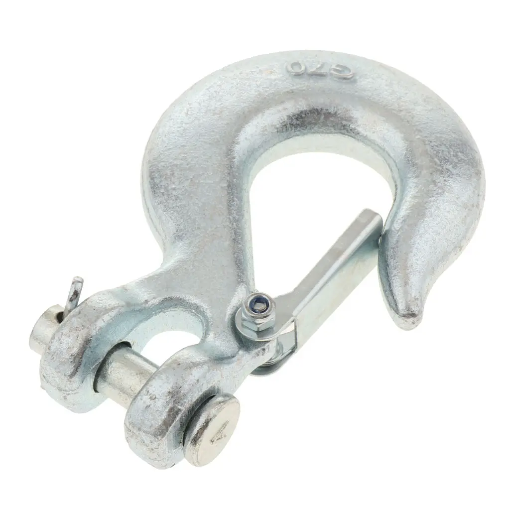 

5/16" Silver Half-Linked Winch Hook /Latch for ATV UTV Winches 6000 Lbs