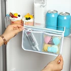 1x подвесной карман с крючком, органайзер для гардероба, подвесная сумка для хранения ювелирных изделий, сетчатые подвесные сумки для дверей холодильника