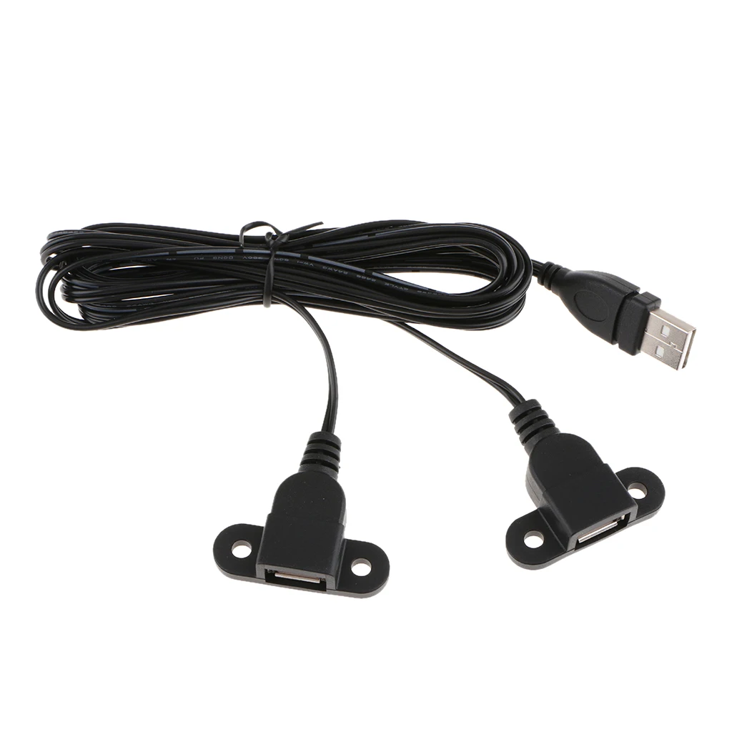 Кабель адаптер USB 2 0 A Male To Dual Female Jack Y Splitter|Кабели питания| |