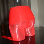 Сексуальные мужские силиконовые Чулки, блестящие глянцевые U-образный выпуклый мешочек, сексуальные колготки, Утягивающие колготки, одежда для геев F20