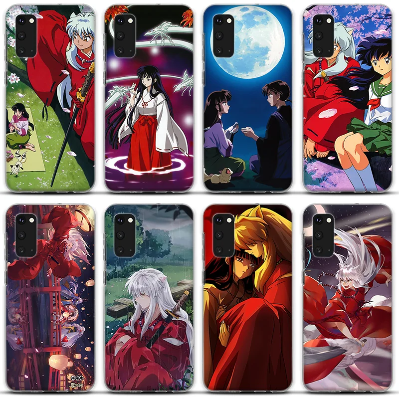 

Anime Inuyasha Silicone Case For Samsung Galaxy S8 S9 S10 S20 S21 Plus Note 20 Ultra 10 9 8 A51 A50 A71 A70 A520 Cover