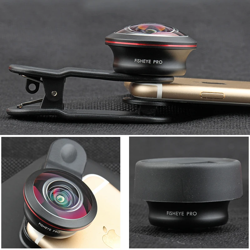 4k HD Мобильный объектив рыбий глаз для телефона 238 градусов широкоугольный iPhone 7/8