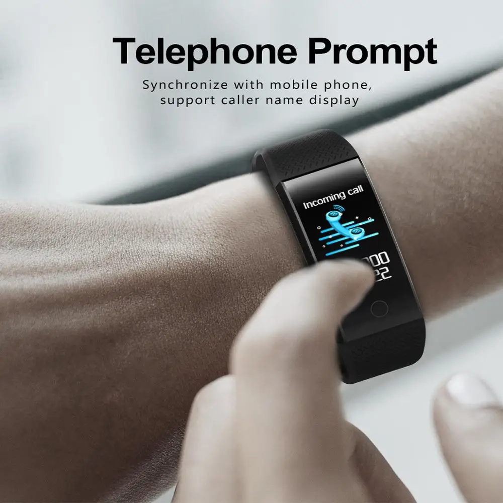 Умный Браслет QW18T с определением температуры тела большим экраном измерение