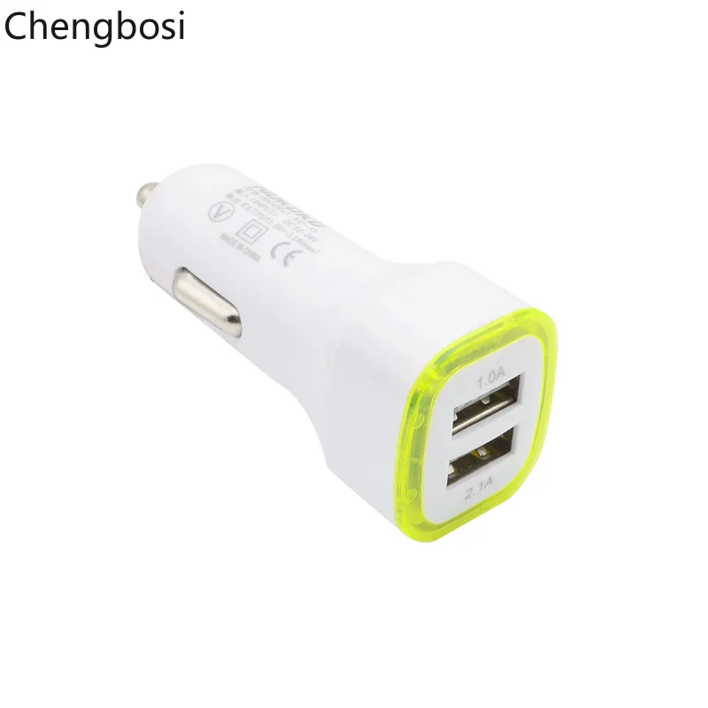 Лидер продаж автомобиля Зарядное устройство 2.1A светодиодный USB Dual 2 Порты и