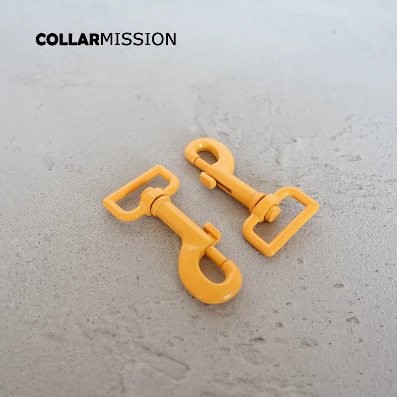 Metal orange colored baking paint dog clip hook durable and strong swivel snap zinc alloy Diy accessories CPK25O | Дом и сад