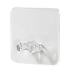 Яркий бесшовный крючок для электрической вилки, прозрачный клейкий крючок для шнура питания, полка для хранения розеток