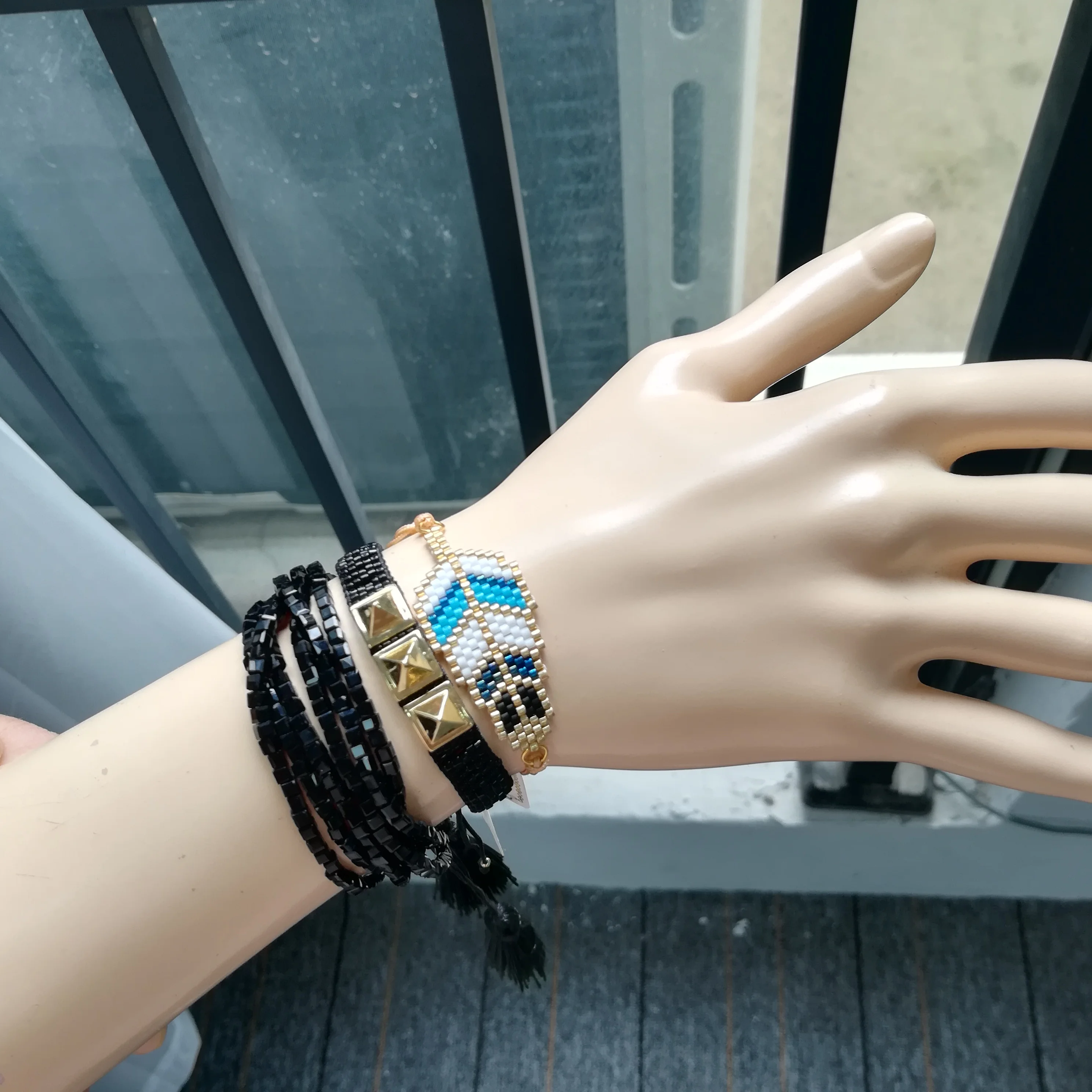 Женский браслет с бусинами и ручной работы Rttooas 3 шт./компл. 2019 | Украшения