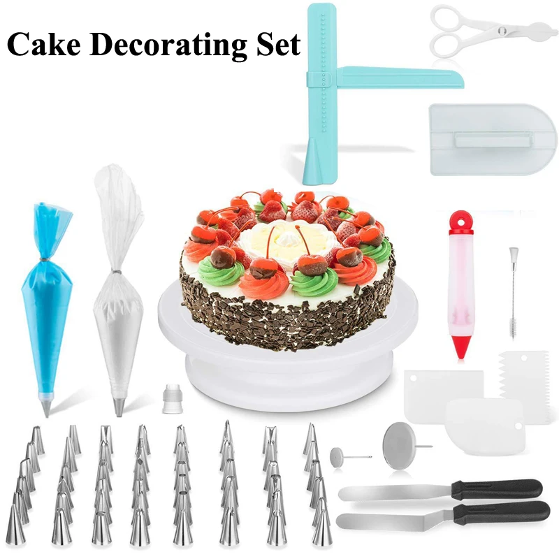 SHENHONG Confectionery Dessert Baking Tools Cake Decorating Sets Cream Bag Pastry Nozzles Converter Scraper Icing Piping Tips | Дом и сад