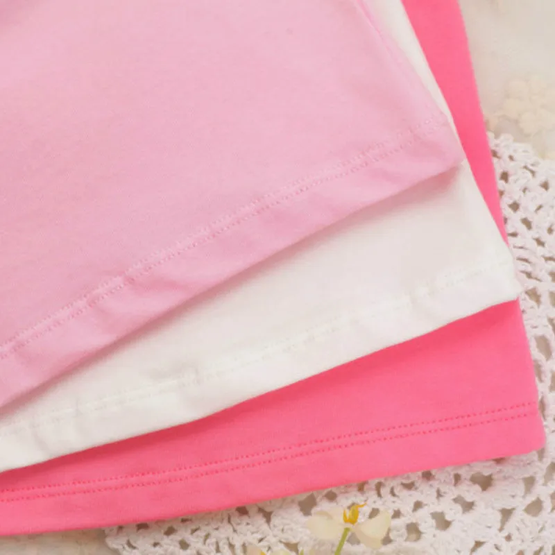 3 шт./лот детская майка топы на бретелях для девочек хлопчатобумажная футболка с