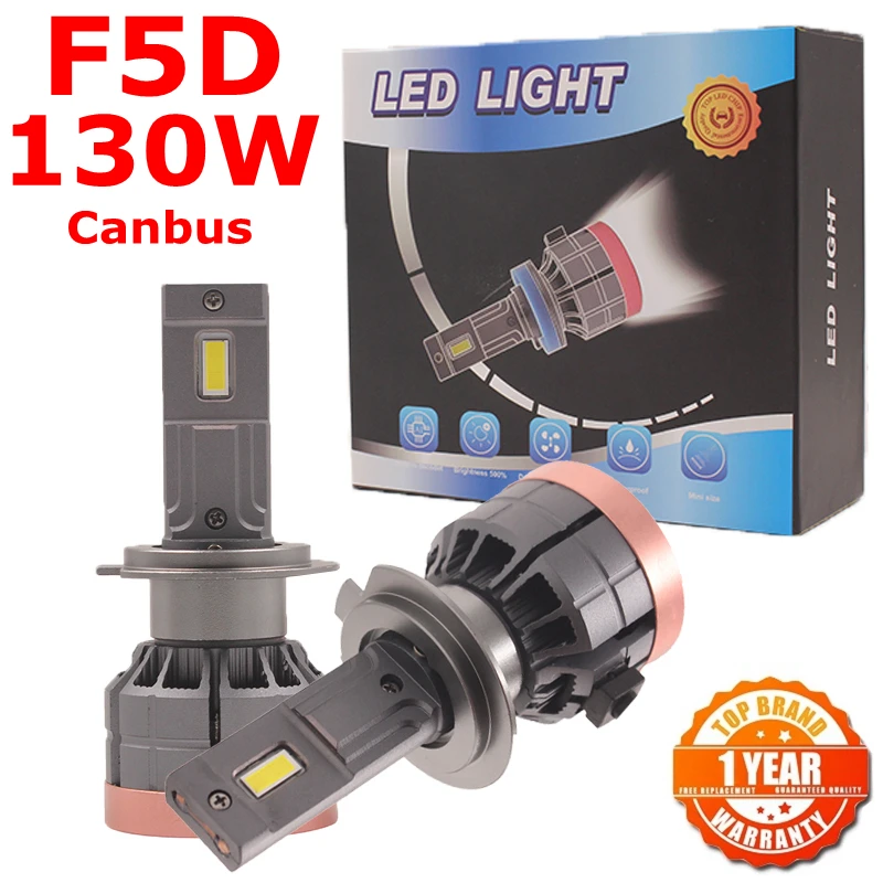 F5D 130 Вт 13000LM H4 9005 9007 H11 h13 H7 светодиодный светильник s лампа противотуманный H8 9006 H1 880