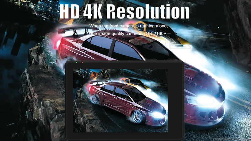 QPLOVE, новинка, 4K Автомобильный видеорегистратор, HD 2160 P, видеорегистратор, 3.0in, OLED экран, сетка, Wi-Fi, подключение, gps, g-сенсор, парковочный монитор, рекордер