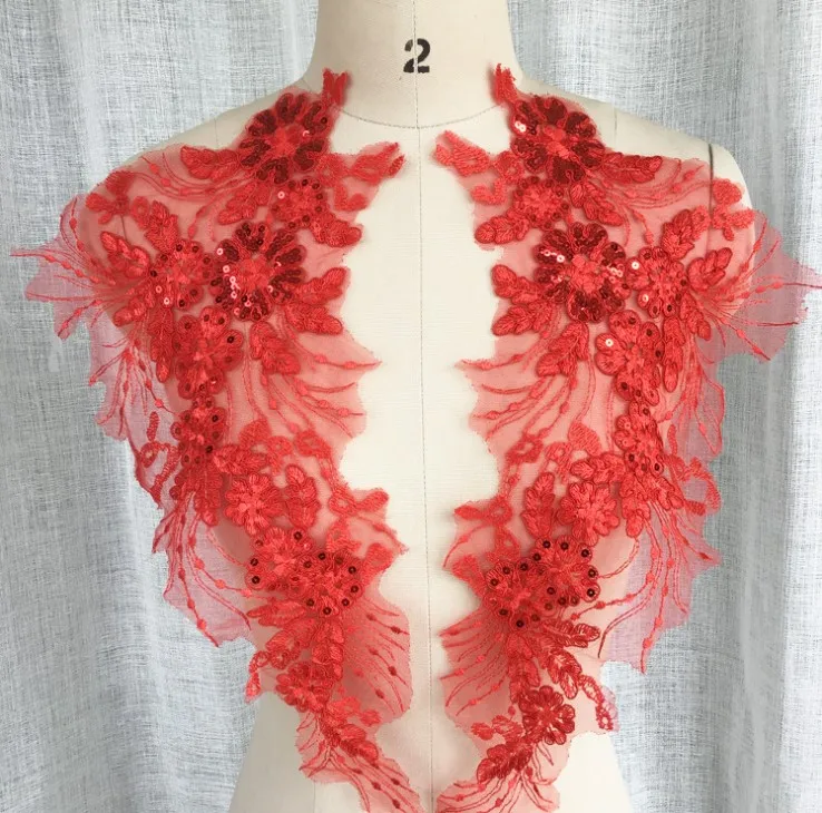 2 шт. 3D Цветы из пайеток вышитые патч для свадьбы вечернее платье &quotсделай сам&quot