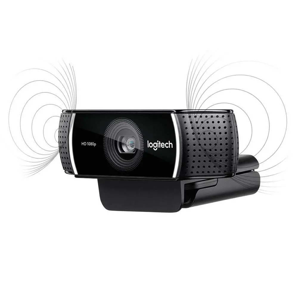 Веб камера Logitech C922 PRO 1080P 30FPS Full HD для потокового видео якорь веб Автофокус