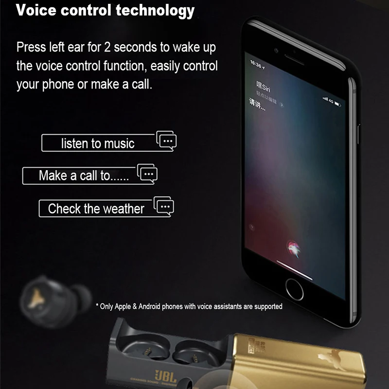 Дропшиппинг 1:1 Ture беспроводные Bluetooth V4.2 Flash The ROCK спортивные наушники IPX7