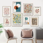Абстрактный Bauhaus Matisse Вильям Моррис настенная живопись холст скандинавские постеры и принты настенные картинки для декора гостиной