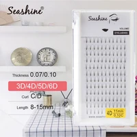 seashine eyelashes premade volume fans pre made fans lashes extension natural soft individual eyelashes fans eyelashes