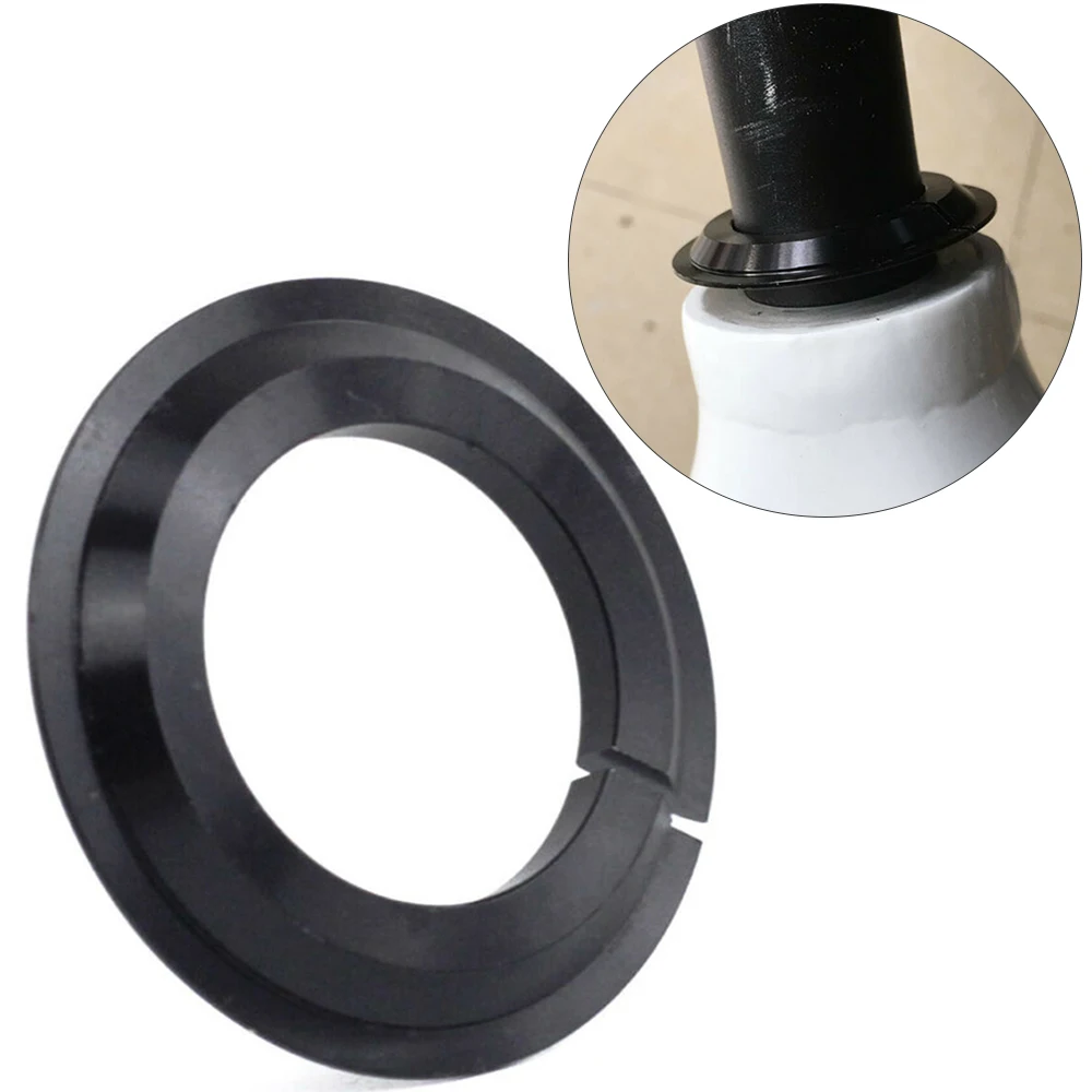 

New 1 1/8in To 1 1/2in Tapered Steerer Tube Conversion Crown Race Fork Adapter Ring Black 45 Degrees Bike Accessories