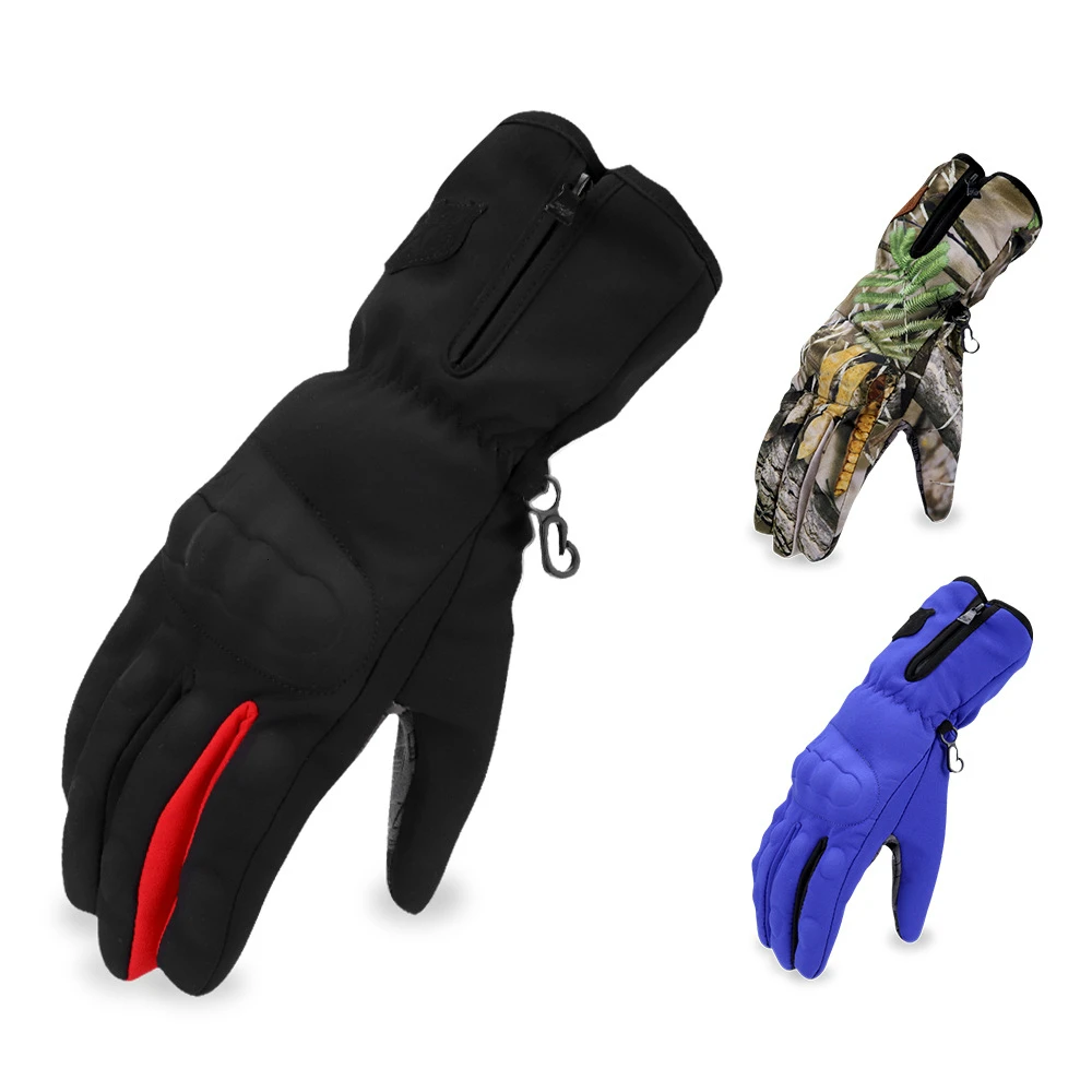 Зимние мотоциклетные перчатки для сенсорных экранов дышащие водонепроницаемые