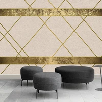 modern abstract golden geometric lines 3d murals wallpaper living room bedroom luxury background wall cloth papel de parede 3d