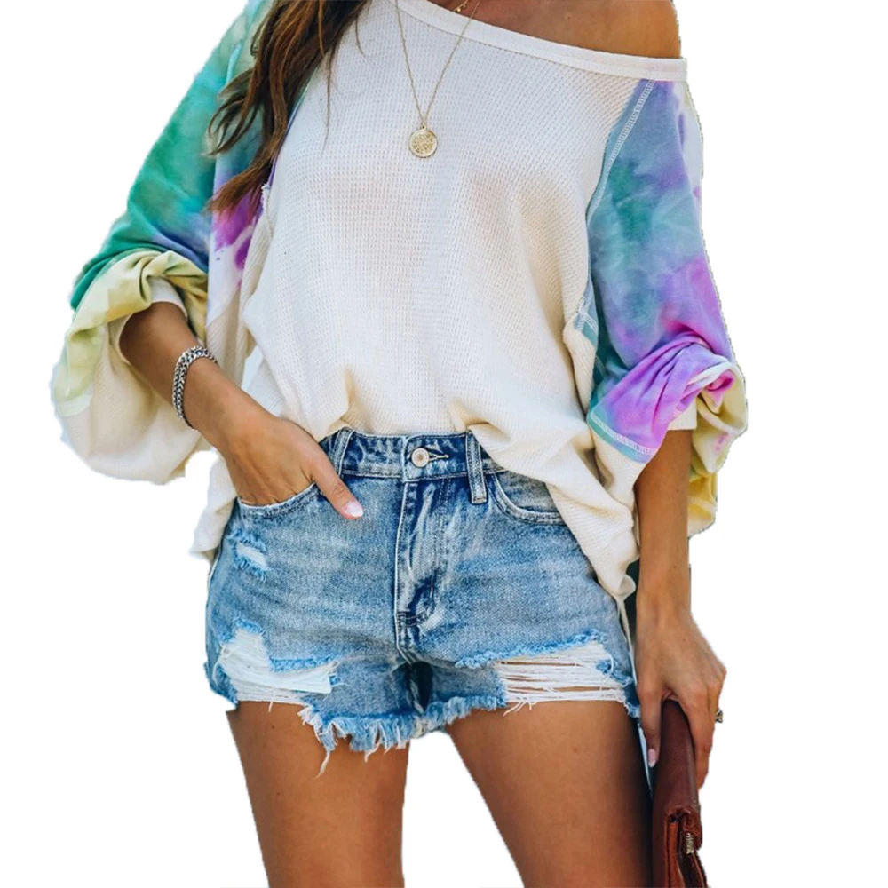 

Осенние «вареный» Детская футболка с длинными рукавами Топ для женщин одежда пуловер с О-образным вырезом Футболка для женщин футболки для ...