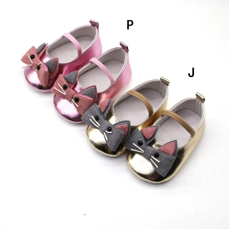 

Toddler Princess Shoes Children Girls Dress Shoes Kid Baby Girl Wedding Toddler Party Big Bowknot All Season First Walkers