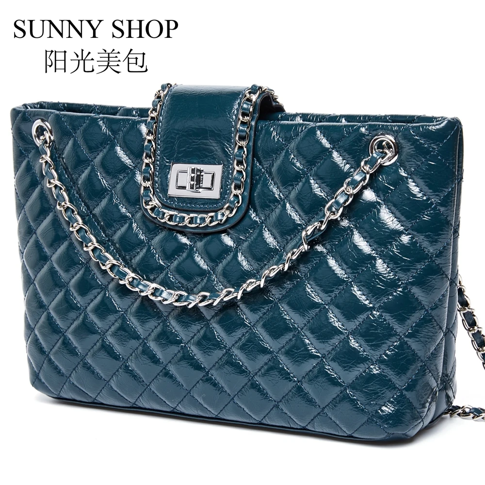 Сумка через плечо SUNNY SHOP большая женская сумка из натуральной кожи кожаная