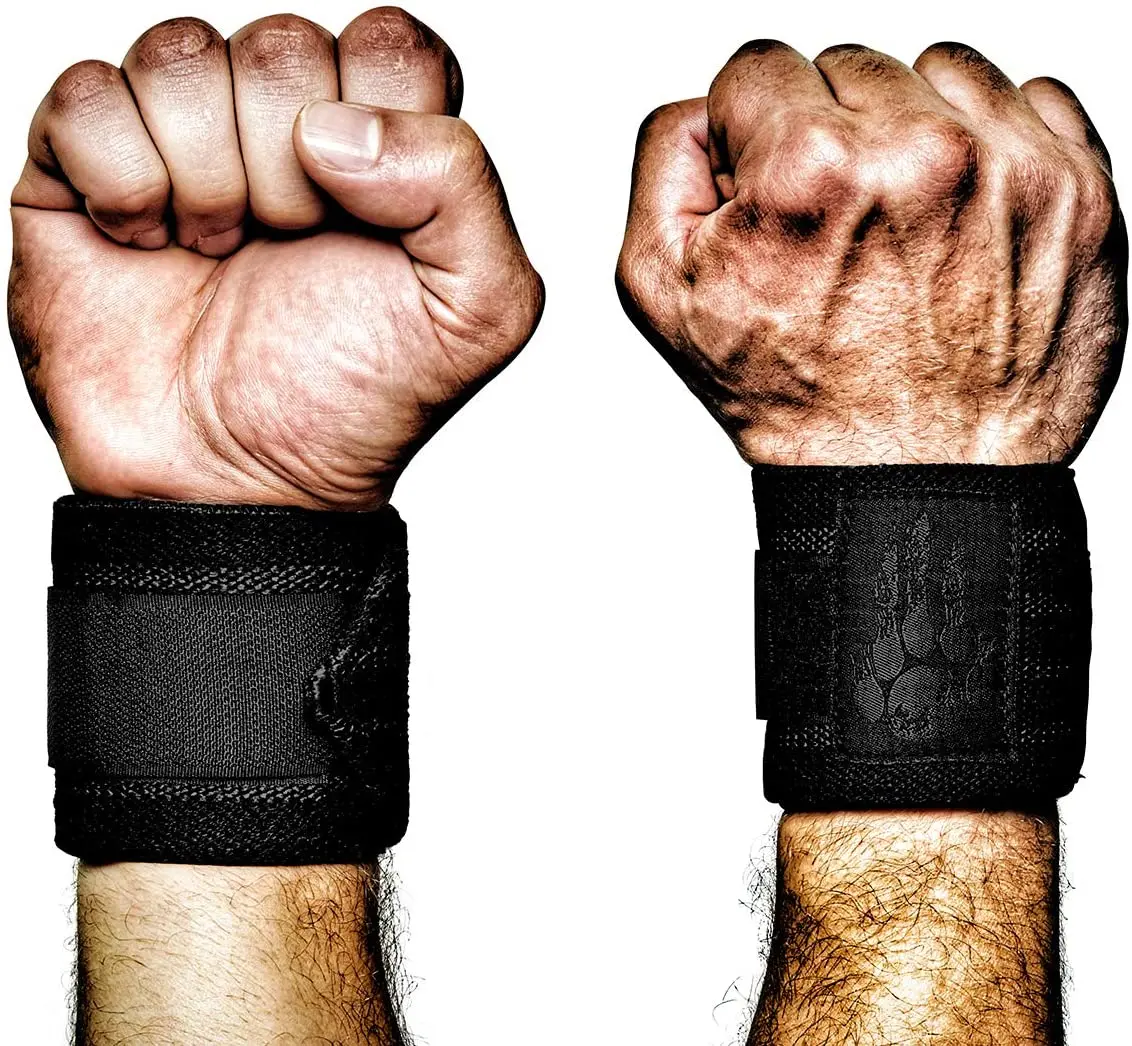 

Wrist Wraps - Superior Support, Stabilization and Style - Get 3 Years of Daily Use - Lifting Straps and Guards