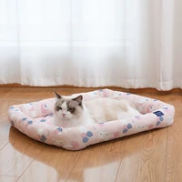 summer dog bed cool dog mat cat blanket travel breathable washable cold silk pet sofa portable pet mat puppy suppliers