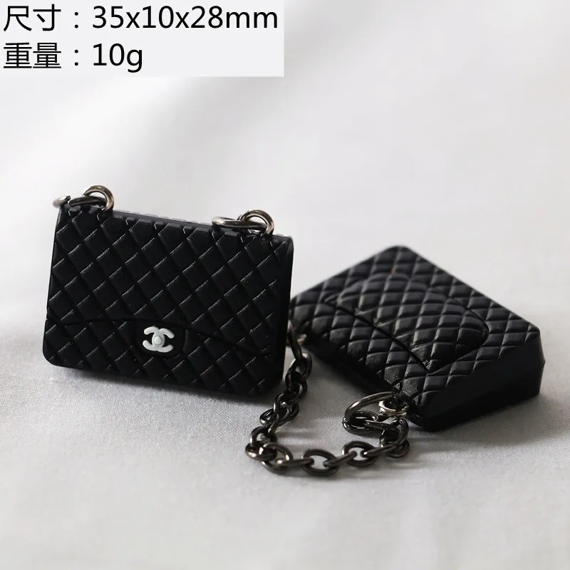 1 шт. миниатюрный кукольный домик черно-белая Сумочка для покупок миниатюрное