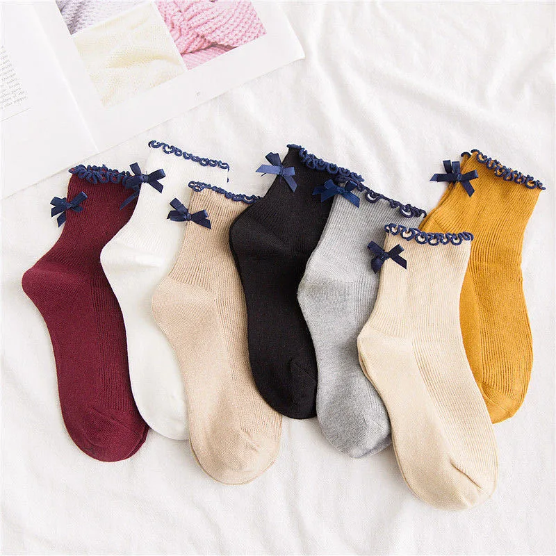 Женские бандажные хлопковые носки в японском стиле для скейтборда забавные