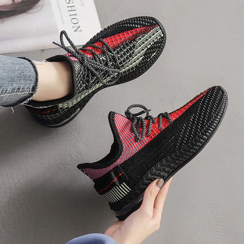 

Flying Shoes Women's Shoes Spring 2021 New Sports Shoes Women's Casual Fashion Running Platform Shoes